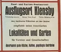 Klensby, Anzeige