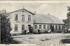 Kiesby, Gasthof "ZurPost" 1927
