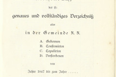 Kirchenbuch-Titel