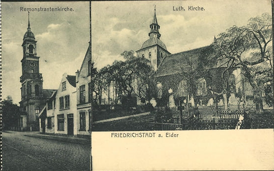 Friedrichstadt, 2 Kirchen