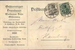Schleswiger Brauhaus Inh. Waldemar Behn 1917