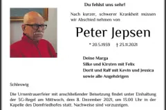 Traueranzeige Peter Jepsen