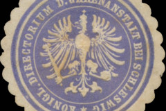 Siegelmarke,Directorium Irrenanstalt