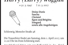 Traueranzeige Woggan